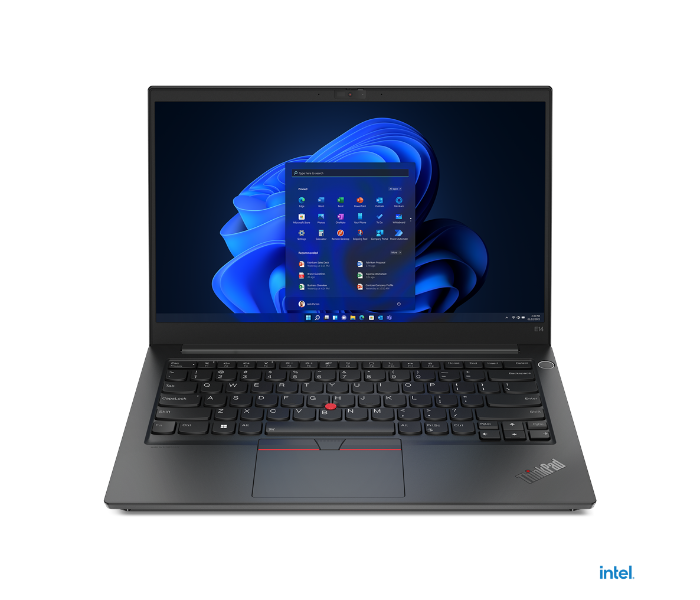 Lenovo 21E30032GR ThinkPad E14 Gen4 14 Inch FHD Intel Core i5-1235U Processor 8GB DDR4 RAM 512GB SSD Intel Iris Xe Graphics Windows 11 Pro 64 - Black - Zoom Image 1