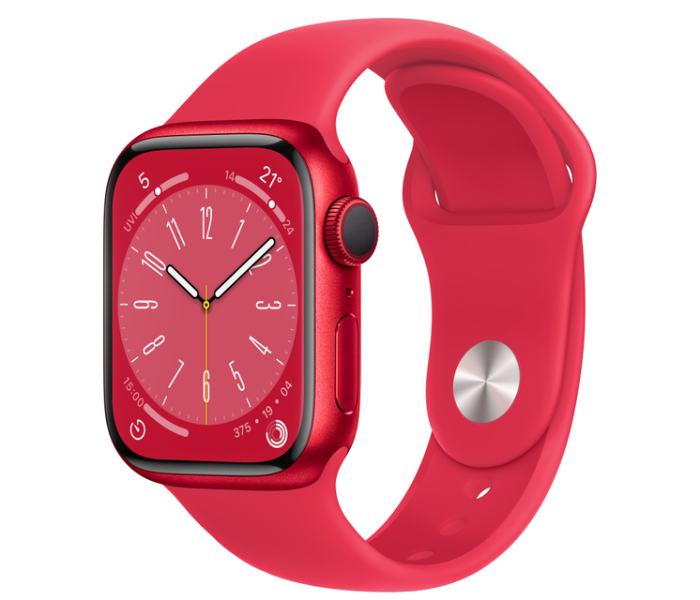 Apple Watch Series 8 GPS Red Aluminum Case with Sport Band 45mm - Zoom Image 1