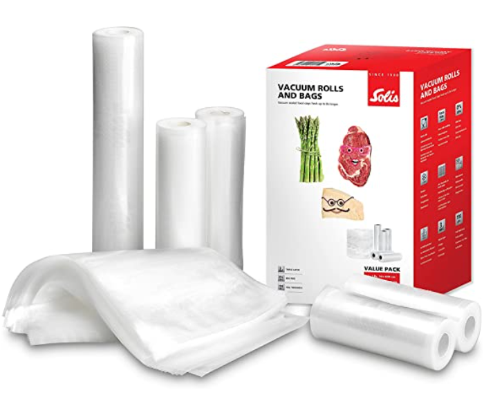 Solis Vacuum Sealer Machine Foil and Roll Value Pack - Zoom Image 1