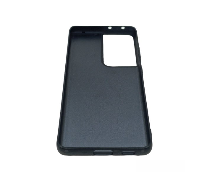 Leather Back Cover with Card Holder Case for Samsung Galaxy S21 Ultra - Navy Blue - Zoom Image 4