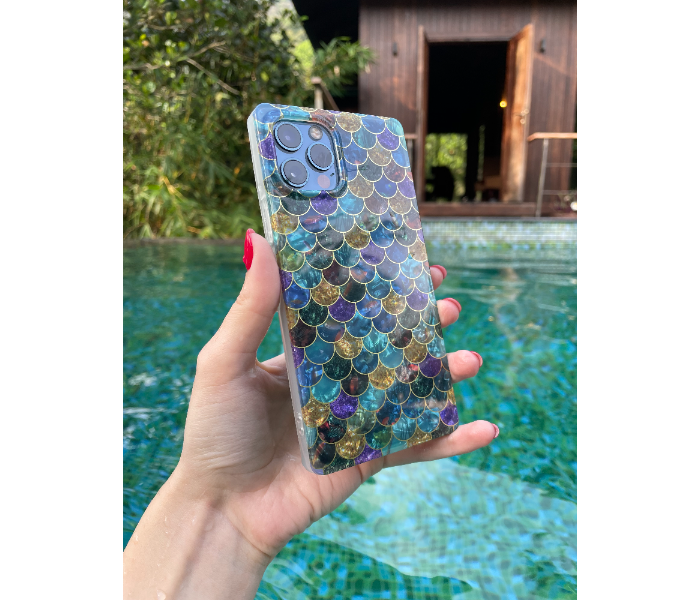 Protective Square Shape Case Art Print Fish Scale Mobile Cases For iPhone 11 Pro - Zoom Image 2