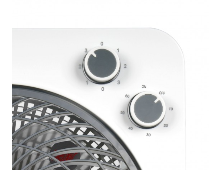 Afra AF-1045WT 45Watts Electric Box Fan - White - Zoom Image 6