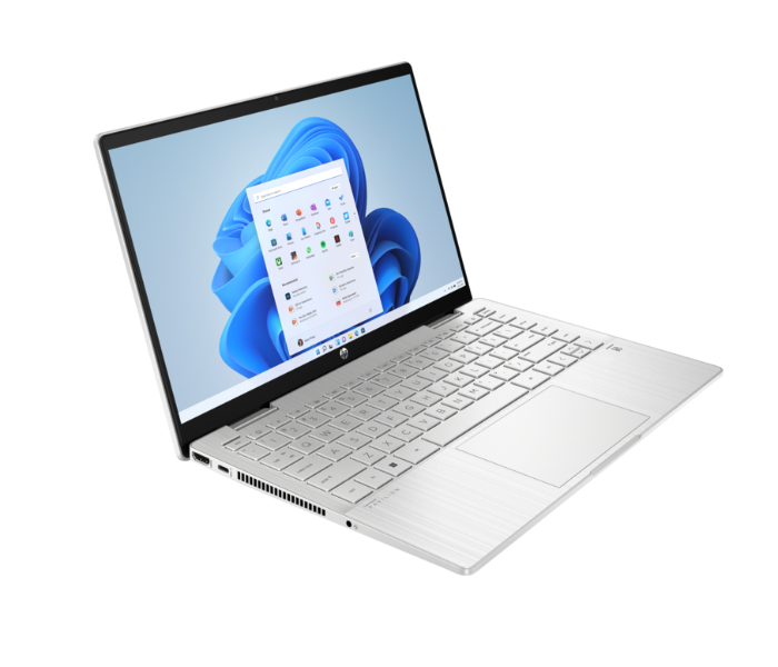 HP Pavilion x360 14-EK0002NE 6G7R9EA 14 Inch Touchscreen Intel Core i5 8GB RAM 512GB SSD Windows 11 - Silver - Zoom Image 3