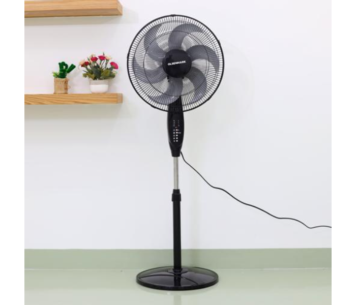 Olsenmark OMF1793 Classic Stand Fan 16 Inch With Remote - Black - Zoom Image 4