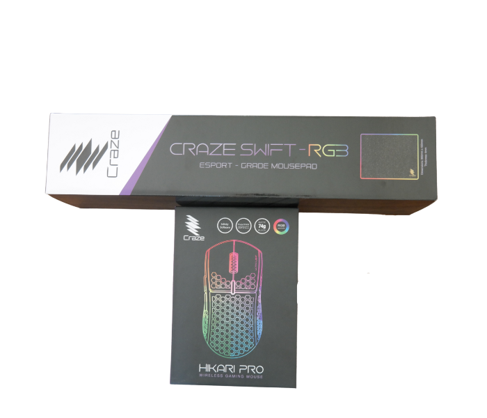 Craze C-H-MR Hikari Pro and Mousepad with RGB - Blue - Zoom Image 2