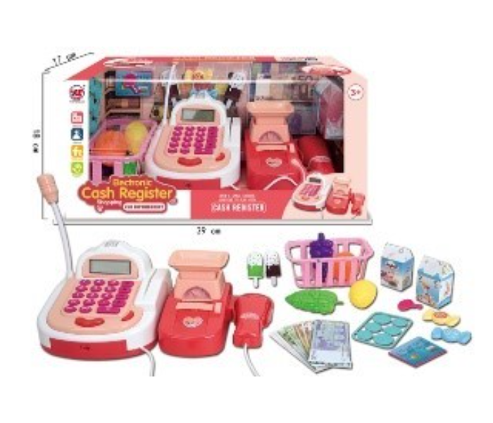 DK1067 Cash Register Activity Toy For Kids - Red - Zoom Image