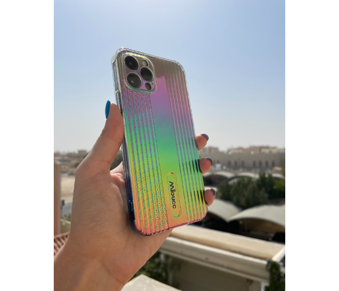 Gradient Case Groove Texture Mobile Case For iPhone 12 Pro Max - Zoom Image 6