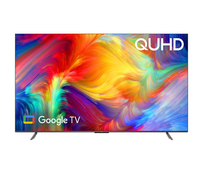 TCL 75P735 75 Inch QUHD 4K Google TV - Black - Zoom Image 1