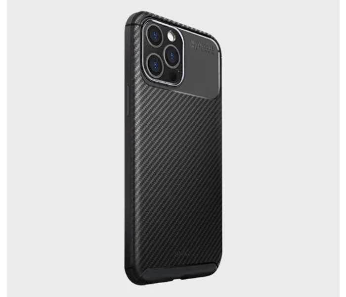 Uniq Hybrid Iphone 12 Pro Max Hexa Mobile Covers - Midnight Black - Zoom Image 2