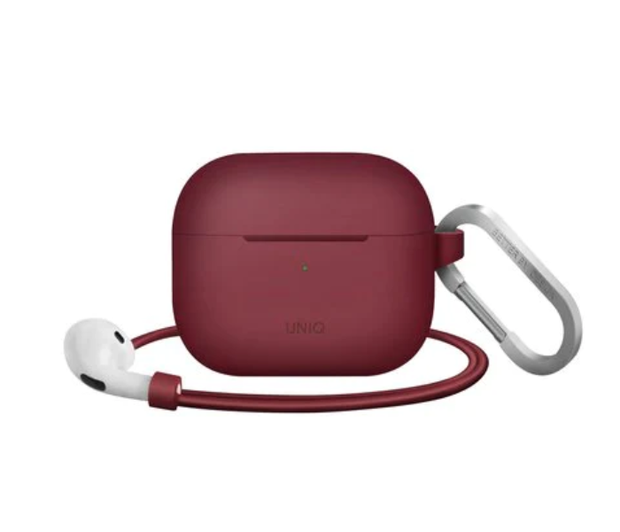 Uniq Vencer Airpods 2019 Silicone Hang Case - Maroon - Zoom Image 2