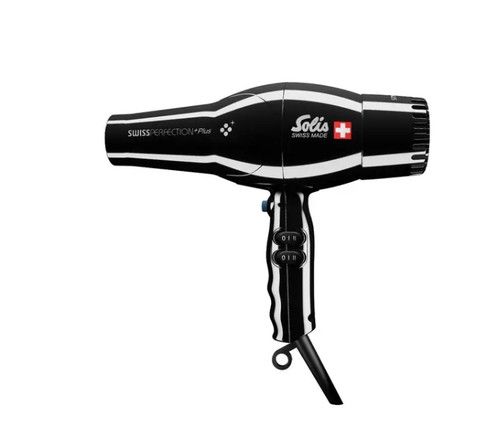 Solis 440 Type 2300 Watts Swiss Perfection Plus Hair Dryer - Black - Zoom Image 1