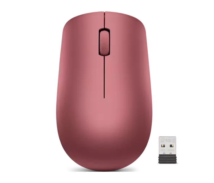 Lenovo 530 Optical Wireless Mouse - Red - Zoom Image 5