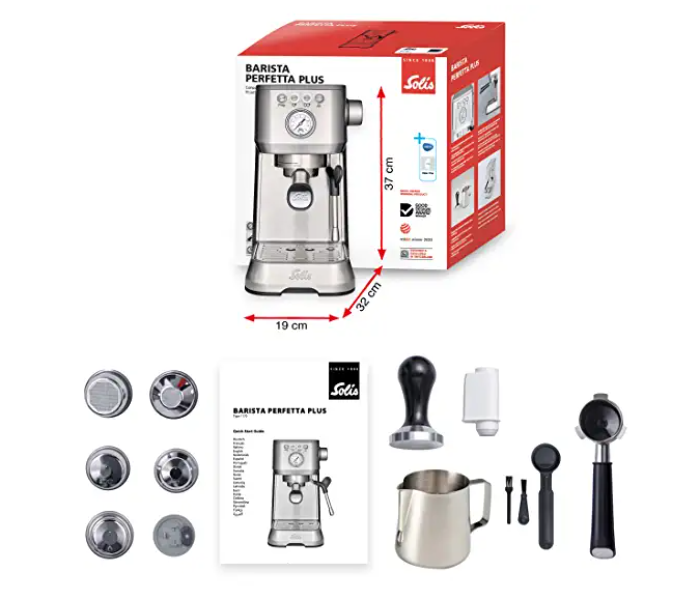 Solis Barista Perfetta Plus Coffee Maker - Stainless Steel - Zoom Image 3