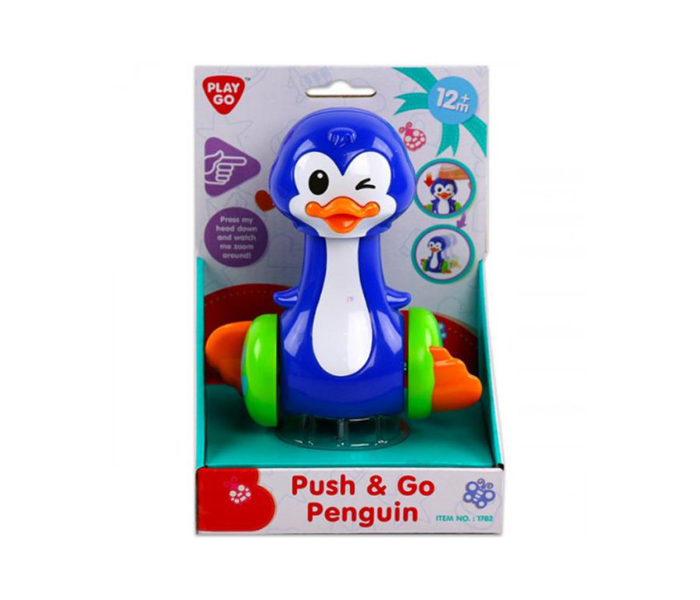 Playgo PLY1782 Push and Go Penguin Activity Toy For Kids - Zoom Image