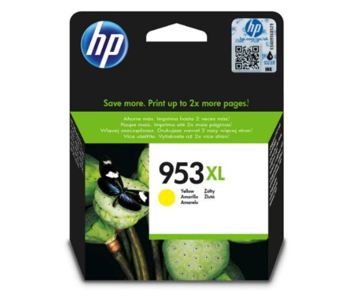 HP F6U18AE 953XL Original Ink Cartridge - Yellow - Zoom Image