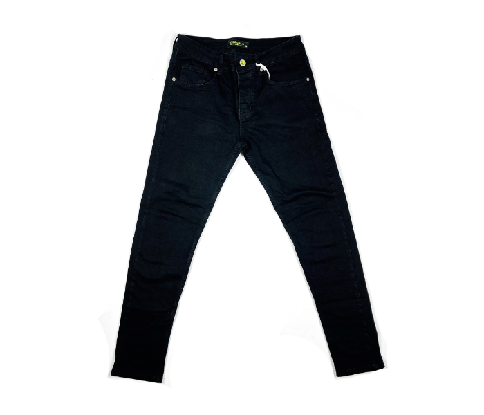 Skinny 32 Sized Jeans For Men - Black - Zoom Image 4