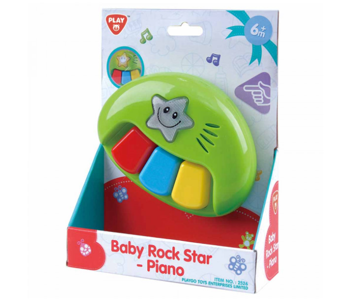 Playgo PLY2526 Baby Rock Star Piano Battery Operated Activity Toy For Kids - Zoom Image 2