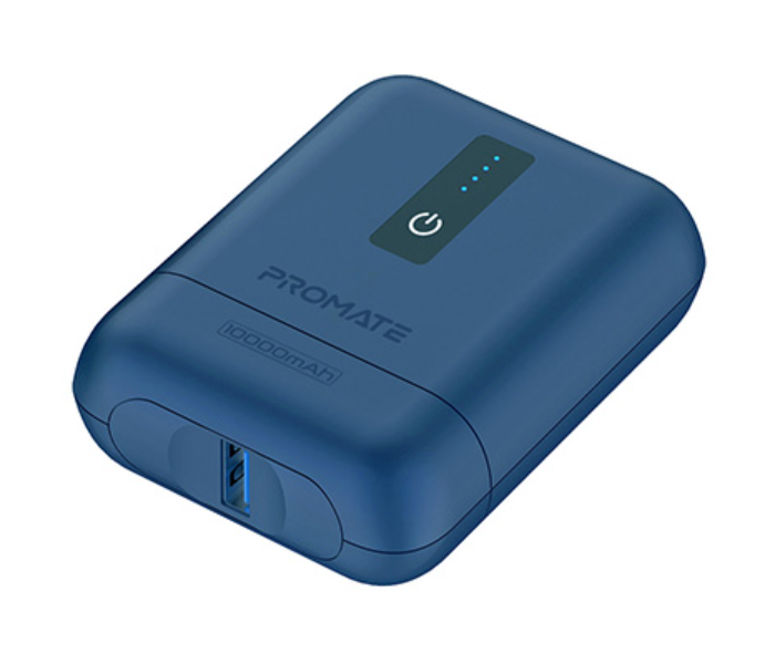 Promate 10000mAh 22Watts Power Bank - Dark Blue - Zoom Image