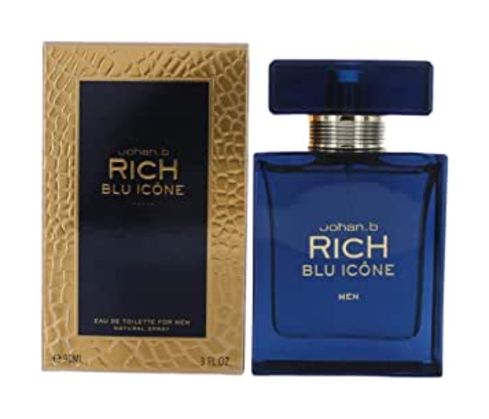 Geparlys 90ml Rich Blue Icone Eau De Parfum Spray For Men - Zoom Image