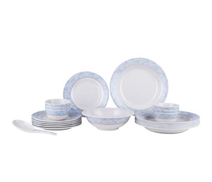 Delcasa DC1918 Melamine Ware 20 Pieces Dinner Set - White - Zoom Image 1