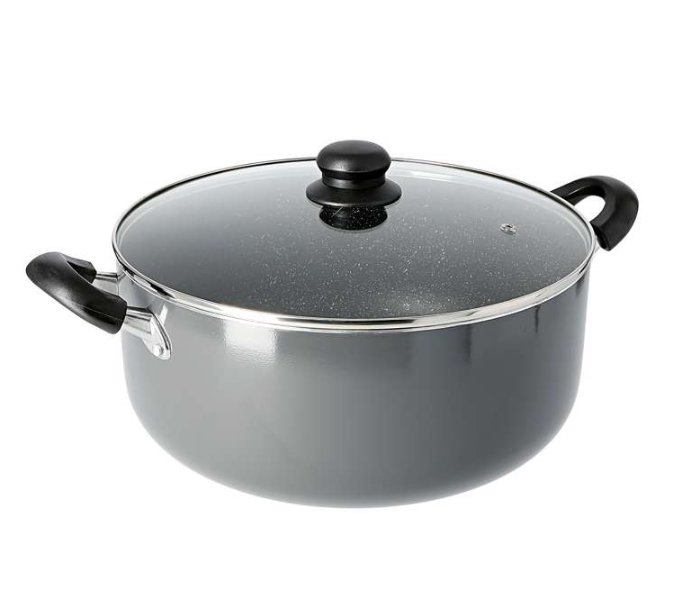 Delcasa DC1576 32cm Non Stick Aluminum Casserole - Grey - Zoom Image 1