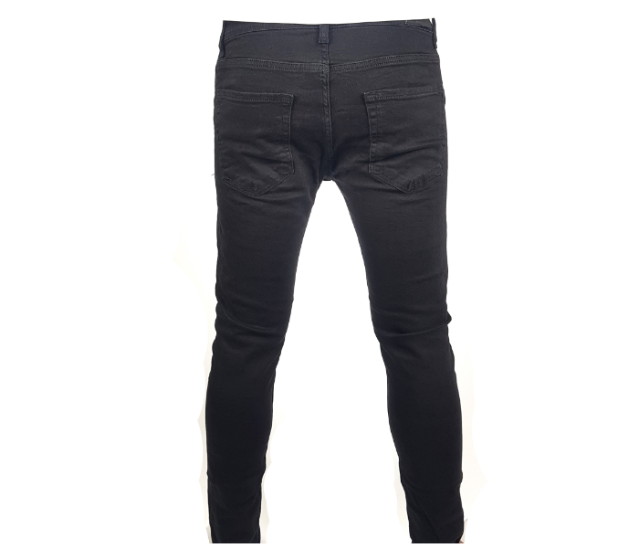 Skinny 33 Sized Jeans For Men - Black - Zoom Image 2