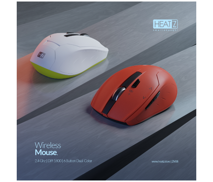 Heatz ZM08 Wireless Mouse - Zoom Image