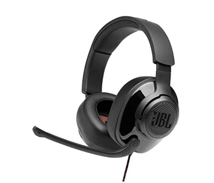 JBL QUANTUM 300 Wired Over-Gaming Headset - Black - Zoom Image 1