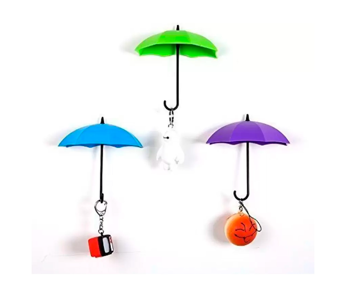 Creative Umbrella Shaped Hook for Hangings - Green - Zoom Image 3