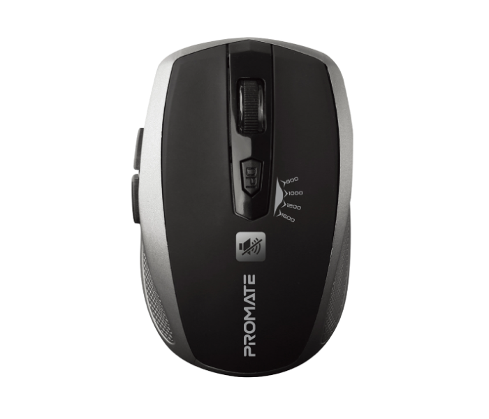 Promate 1600DPI Silent Mouse - Silver - Zoom Image 1