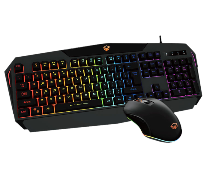 Meetion MGC510 Backlit Gaming Keyboard and Mouse Combo - Black - Zoom Image 1