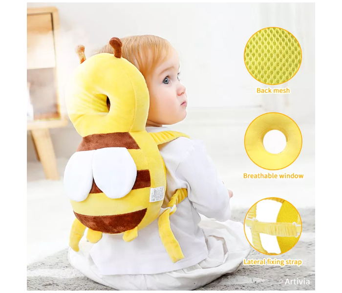 Toddlers Kids Back Prevent Injury Safety Plush Cushioned Head Protector Pillow - Zoom Image 3