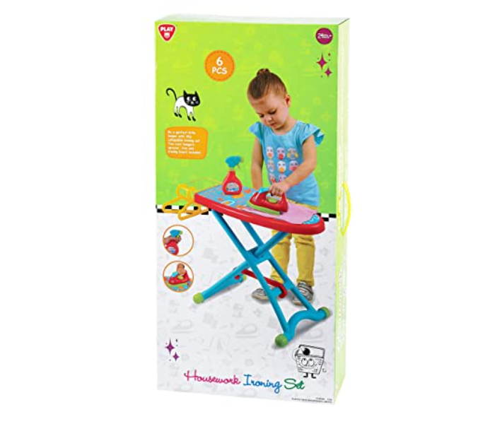 Playgo PLY3380 6 Pieces Housework Ironing Set Activity Toy For Kids - Zoom Image 3