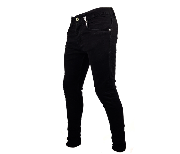 Skinny 34 Sized Jeans For Men - Black - Zoom Image 3