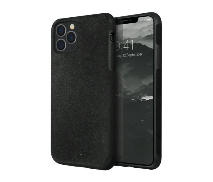 Uniq Hybrid iPhone 11 Pro Max Sueve Mobile Covers - Black - Zoom Image