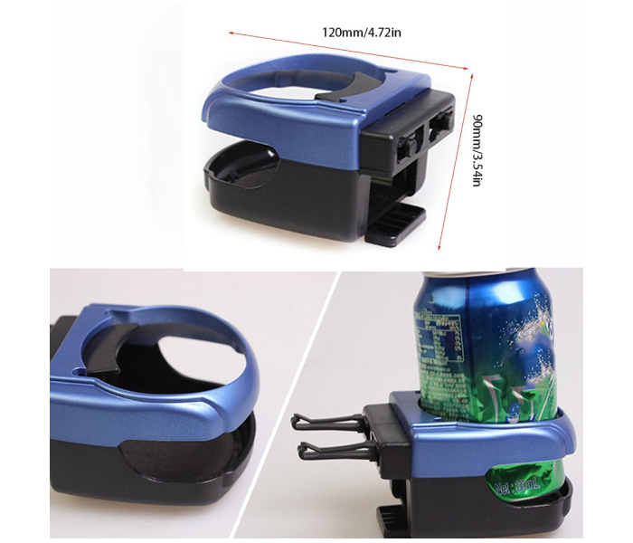 Automobile Drink Cooling Holder - Blue - Zoom Image 3