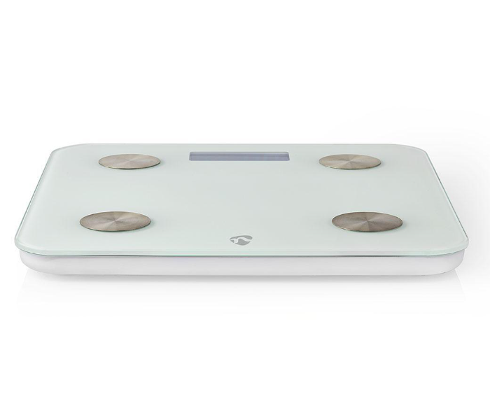 Nedis WIFIHS10WT Wi-Fi Smart Personal Weighing Scales - White - Zoom Image 2