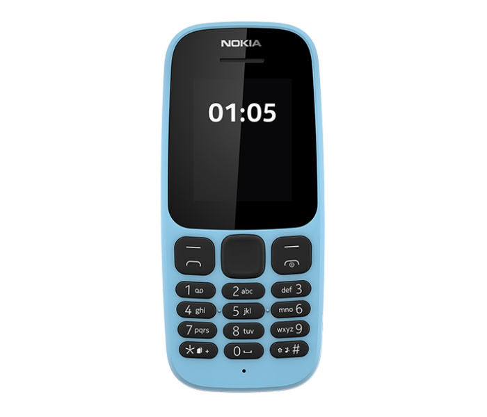 Nokia 105 Dual Sim Mobile Phone - Blue - Zoom Image 1