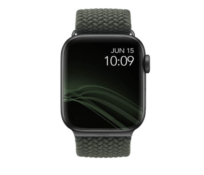 Uniq Aspen Braided Apple Watch Strap 44 or 42mm - Green - Zoom Image 1