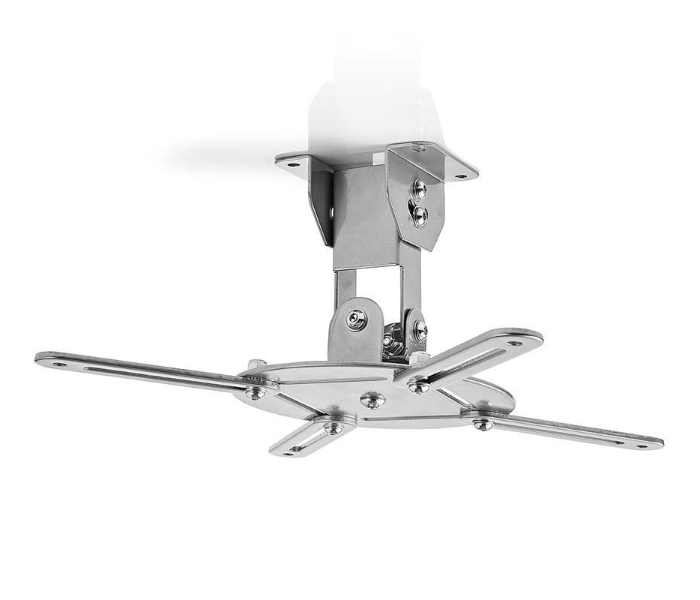 Nedis PJCM100GY 360 Degree Rotatable Max 10 kg 130mm Ceiling Distance Projector Ceiling Mount -Grey - Zoom Image 5