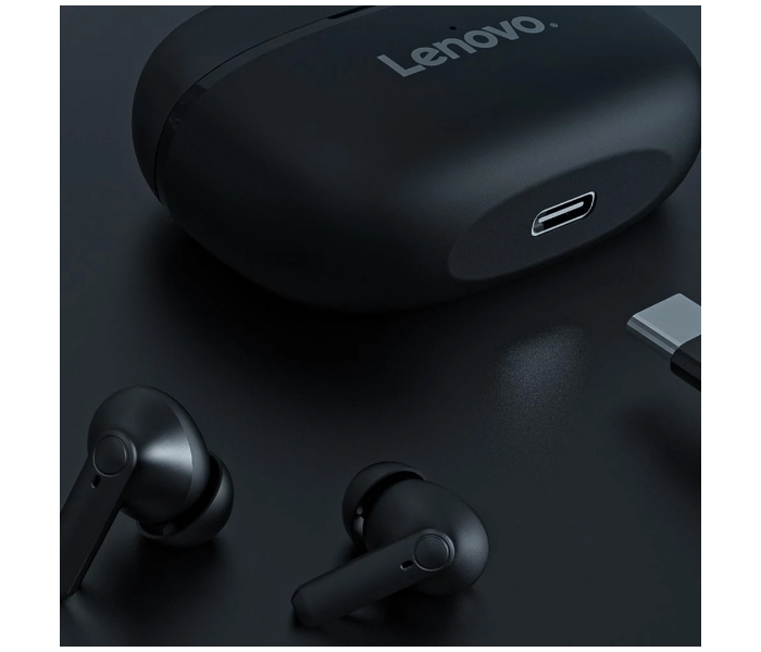 Lenovo HT05-BK True Wireless Bluetooth Headset - Black - Zoom Image 3