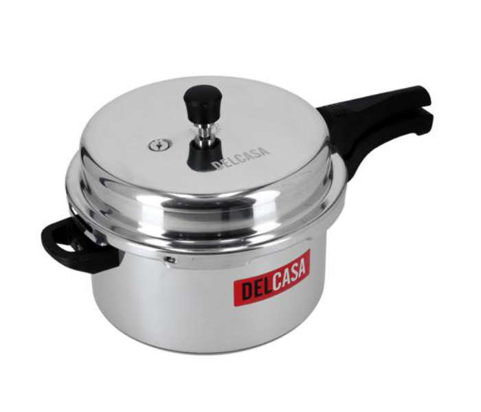 Delcasa DC1126 10 Litre Aluminium Pressure Cooker - Silver - Zoom Image 1