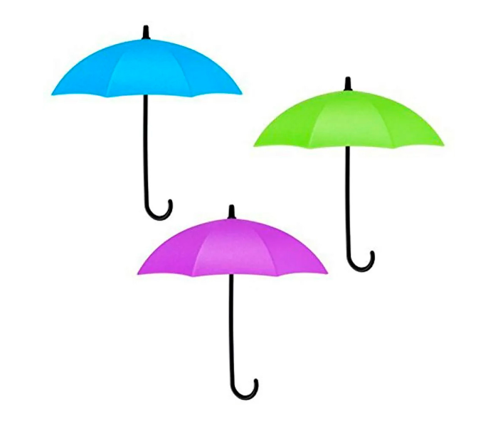 Creative Umbrella Shaped Hook for Hangings - Pink - Zoom Image 3