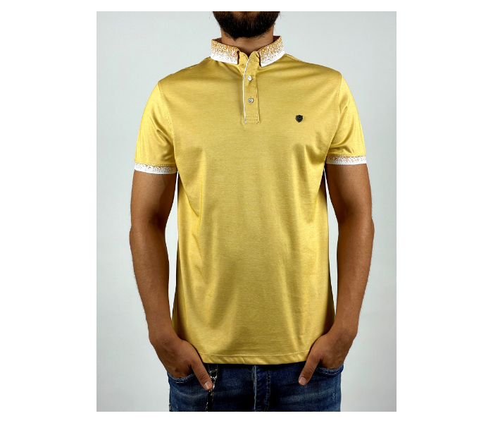 Slim Polo Summer Thin Cloth XL Shirt For Men - Yellow - Zoom Image 1