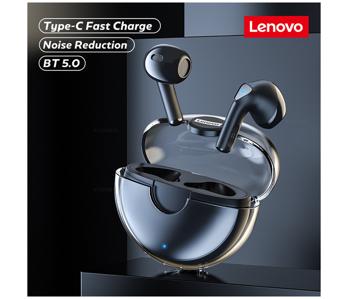 Lenovo LP80-BK Thinkplus Live Bluetooth EarPods - Black - Zoom Image 3