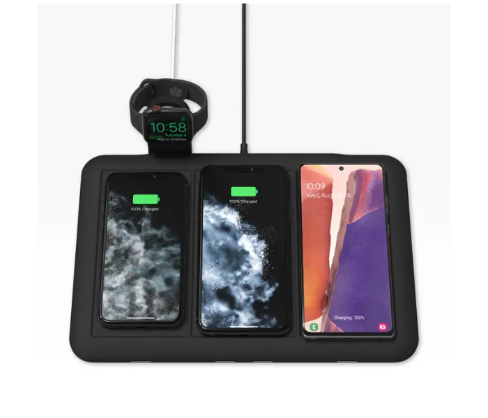 Mophie 4 In 1 Wireless Charging Mat UK - Black - Zoom Image 2