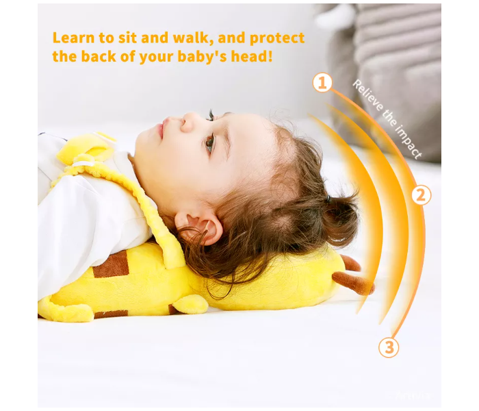 Toddlers Kids Back Prevent Injury Safety Plush Cushioned Head Protector Pillow - Zoom Image 5