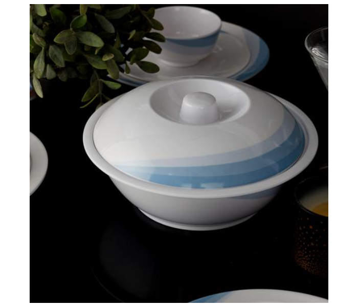 Delcasa DC2108 Melamine Ware 54 Piece Melamine Dinner Set - White - Zoom Image 2