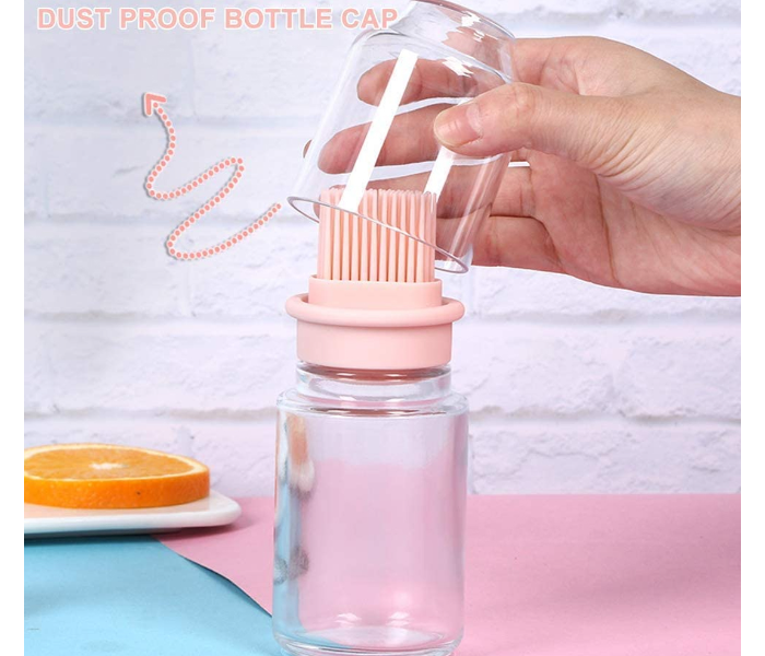 Kitchen 150ml Baking Brush Oil Bottle - Pink - Zoom Image 5