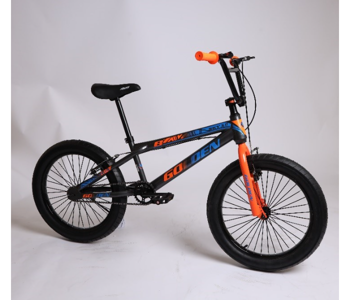 James Jordan JDN1004 20 Inch Bmx Bicycle -  Black and Orange - Zoom Image